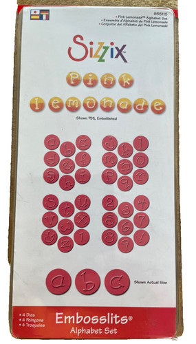 Sizzix embosslits pink - embosslits,