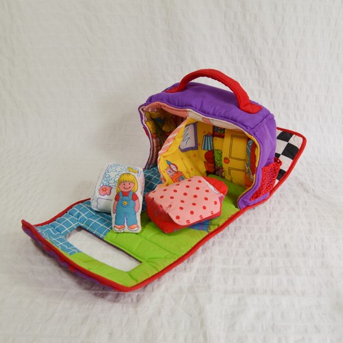 Vintage lamaze soft - toy, house