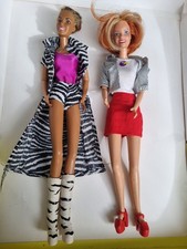 Geri Ginger and Mel Scary Spice Girls Barbie + random clothes + accessories