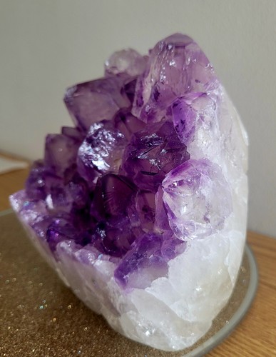 Extra large natural amethyst - natural,