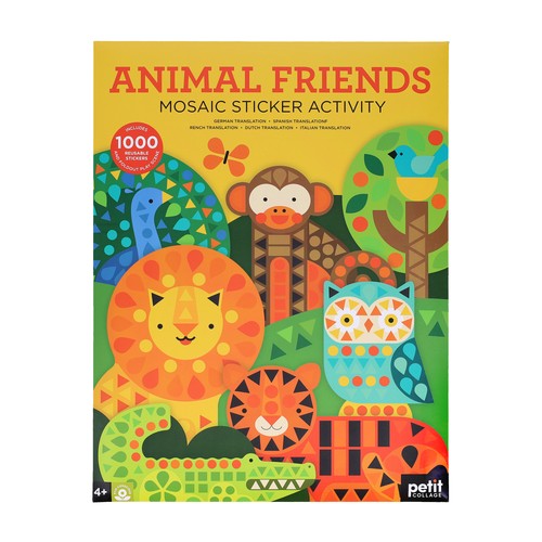 Petit collage mosaic sticker - petit,