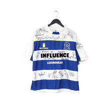 1990/91 QPR Vintage Influence Home Football Shirt (L) SQUAD SIGNED