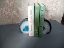 Green/Teal Agate Crystal Bookends 1-2kg (4)