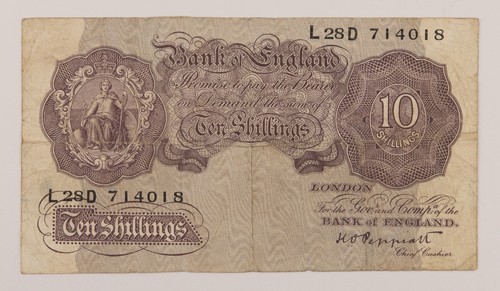 1940s ten shillings london - 1940s,