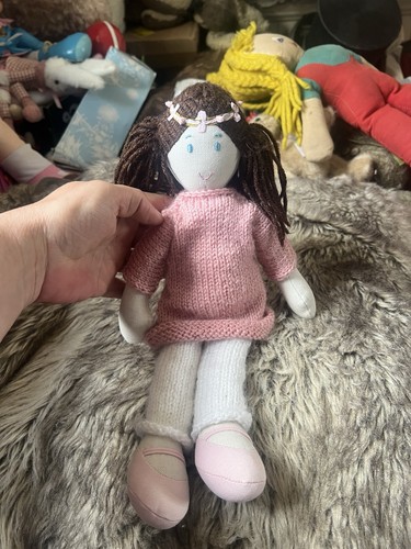 Hand made rag doll - hand,