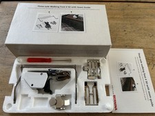 Genuine Bernina Three-Sole Walking Foot #50 With Seam Guide - Boxed With Manual