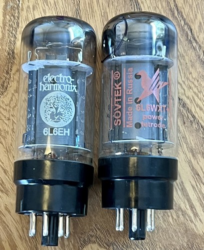 Pair 6l6 tubes - of,
