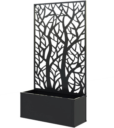 Metal raised garden bed with - raised,