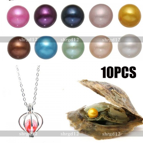 10pcs 8mm natural - natural, akoya