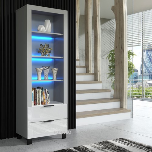Display cabinet grey - cabinet,