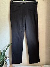 Zara Black leopard Print Ladies Ankle Grazer skinny trousers EUR S Uk10
