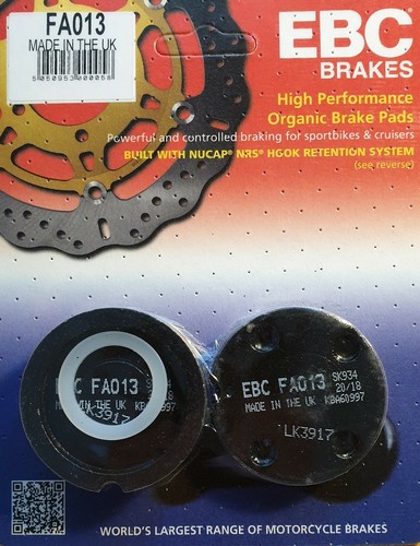 Ebc fa013 brake - ebc/fa013, pads