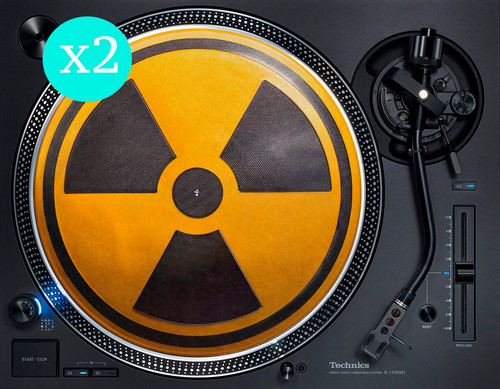 Toxic radioactive warning - warning, cool