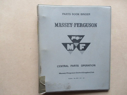 Vintage massey ferguson parts - massey,