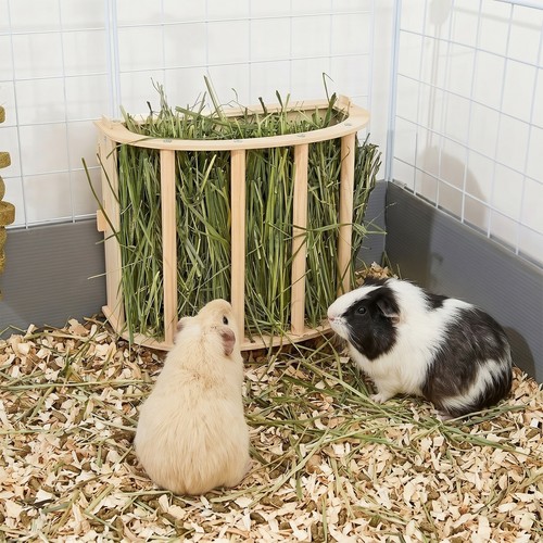 Rabbit hay feeder - rabbit, wood