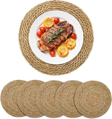 Set round woven - of, 6