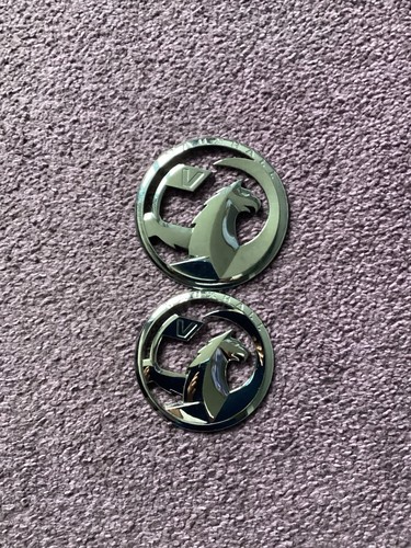Two vauxhall hood badges - vauxhall,
