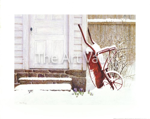 Ned young white door snow - young,