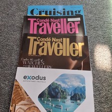 4 CONDE NAST TRAVELLER MAGAZINES dec 2023 march 2024 cruising June 24 exodus uk