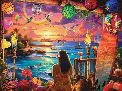 Springbok puzzles hawaiian - springbok,
