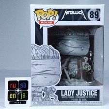 Funko Pop! Rocks Music Metallica Lady Justice #89 BOX DAMAGE