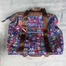 Lily Bloom Carry On Luggage Rolling Bag  Cabin Suitcase Owl Fox