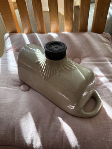 Vintage stone bed warmer - stone,