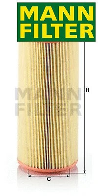 Air filter fits lupo - fits:, 1.2