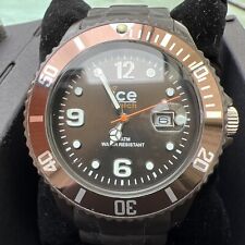 Ice-Watch 000155 Ice Chocolate Watch VGC New Battery Fitted.