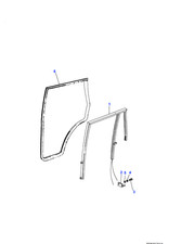 Land Rover Genuine Frame Rear