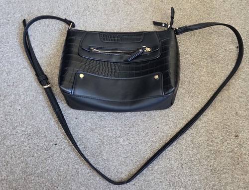 Black shoulder bag - black,