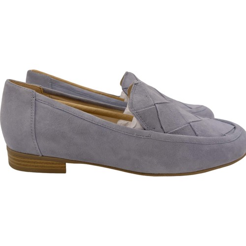 Caprice denim suede loafers - denim,