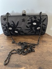 COAST Ladies Beaded HARD CASE Clutch/Shoulder Bag Concealable Chain Strap BNWOT