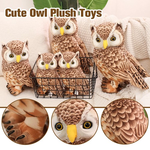 Cute simulation owl plush - owl, toys