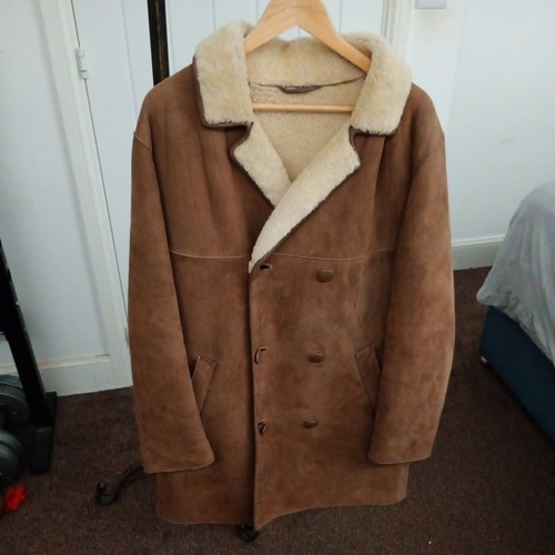 Genuine vintage sheepskin coat - genuine,
