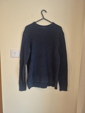 Nigel Hall Navy Basket Weave