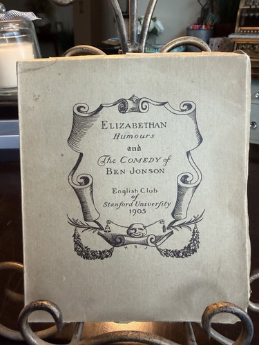 Elizabethan humours ben - elizabethan, jonson