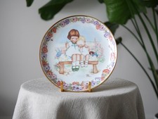 Vintage Mabel Lucie Attwell Decorative Plate, Hush Memories of Yesterday 1991
