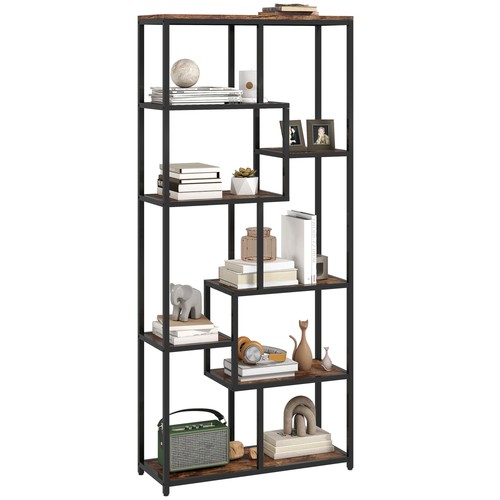 Homcom industrial bookcase - homcom,