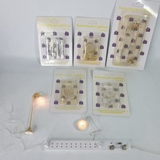 Dolls House Lighting 1:12 Scale Lamp Lights & Power Pack Extension Cables