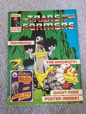 Transformers Comics Marvel UK #28 (28th Sept 1985) First Appearance of Dinobots