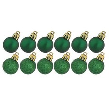 Christmas Green 12 Pack 30mm