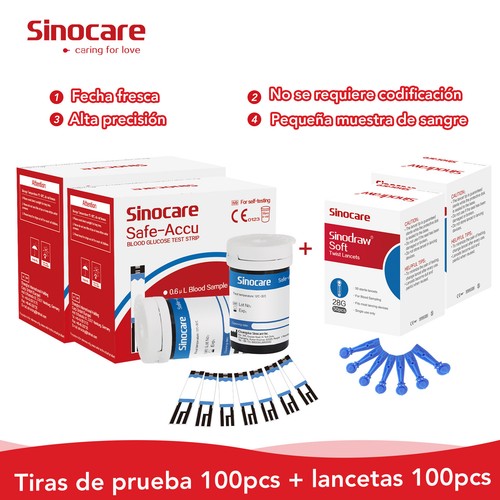 Diabetes test strips - test, 100pcs