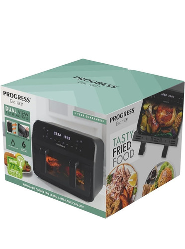 Progress dual view air fryer - dual,