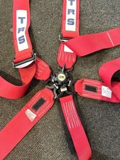 TRS 5 POINT RACING SEAT BELT HARNESS (USED )sbkste-hjj5jglr5