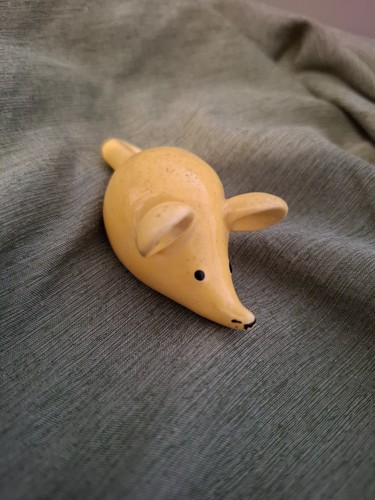 Vintage ceramic yellow - #3,