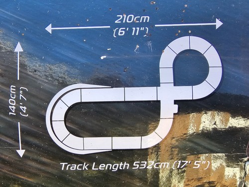 Scalextric race track set - , up