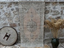 Hand-Knotted Turkish Area Rug