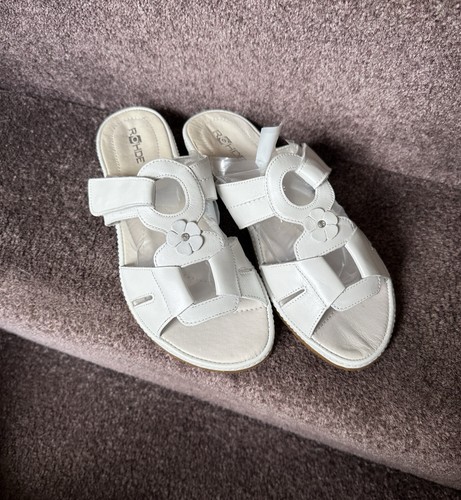 White leather rohde ladies - leather,