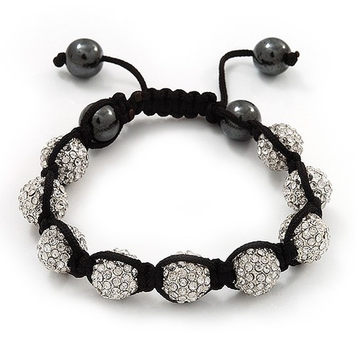 Unisex clear crystal balls - clear, &